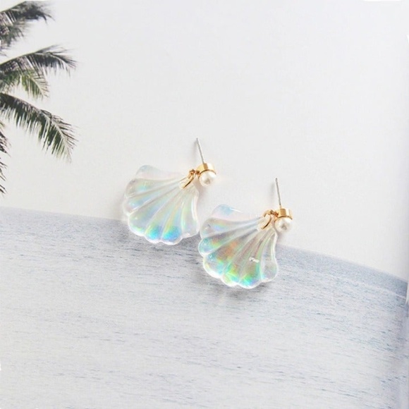 Anthropologie Jewelry - Abalone Shell Earrings